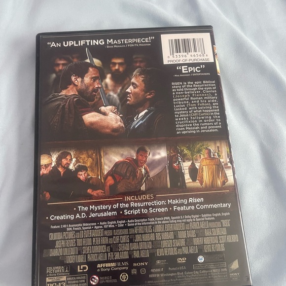 Risen (DVD, 2016) - Joseph Fiennes (Good Condition). Based on real events. - Picture 2 of 4